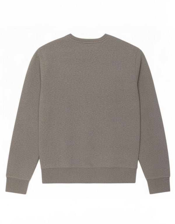 Tommy Hilfiger Herre Vintage Fit Sweatshirt Jumper Large Grå Flecked