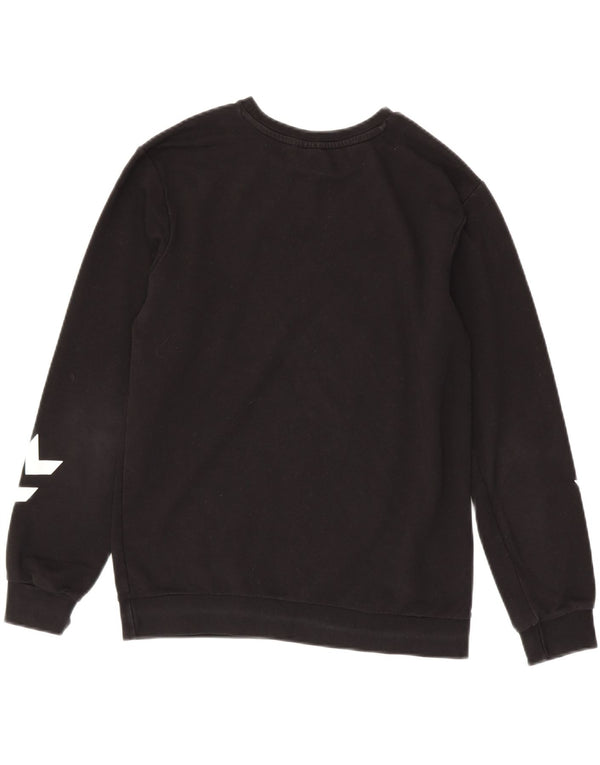Hummel Boys Grafisk Sweatshirt Jumper 13-14 år Sort Bomuld