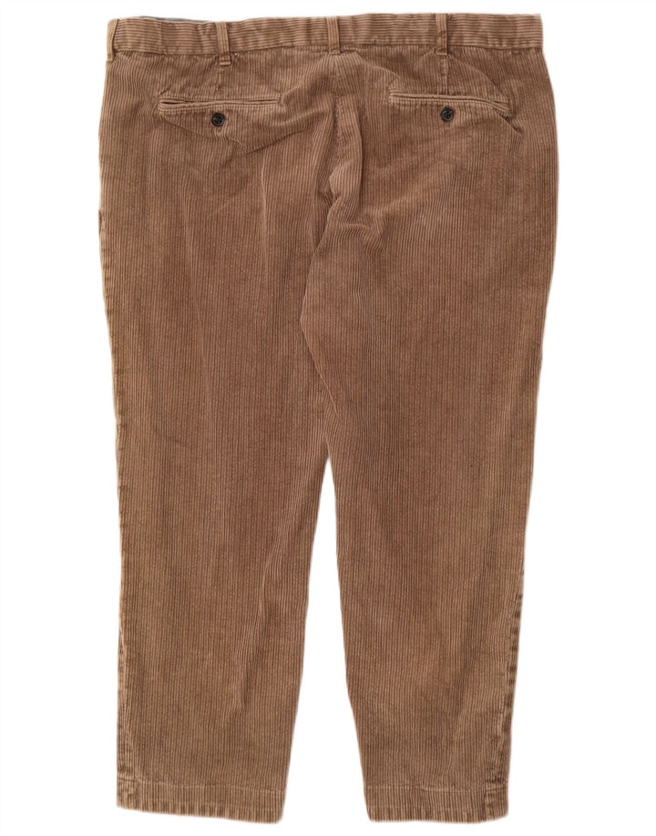 MARKS & SPENCER Herre Regular Fit Corduroy Bukser W42 L27 Brun