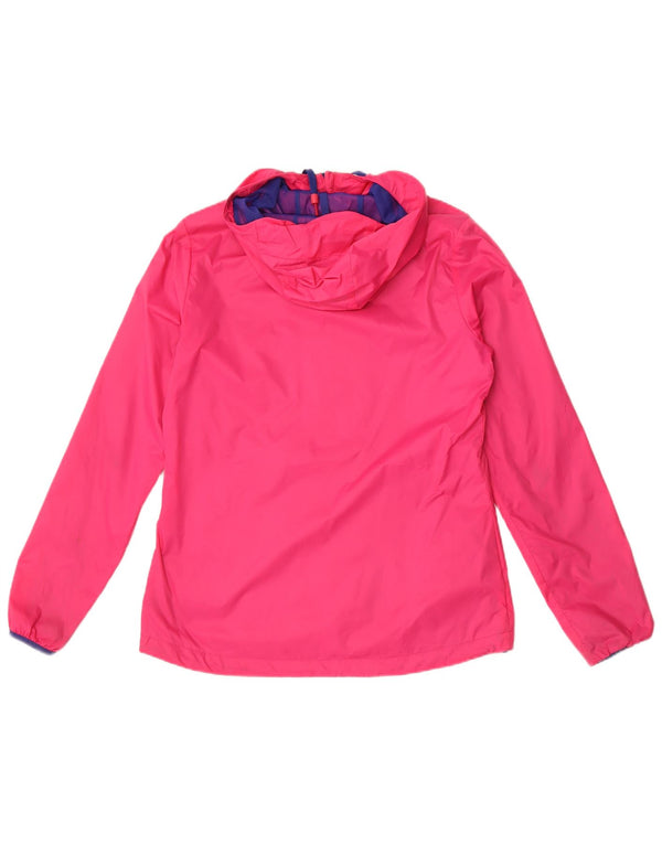 Puma Regnjakke med hætte til kvinder UK 12 Medium Pink