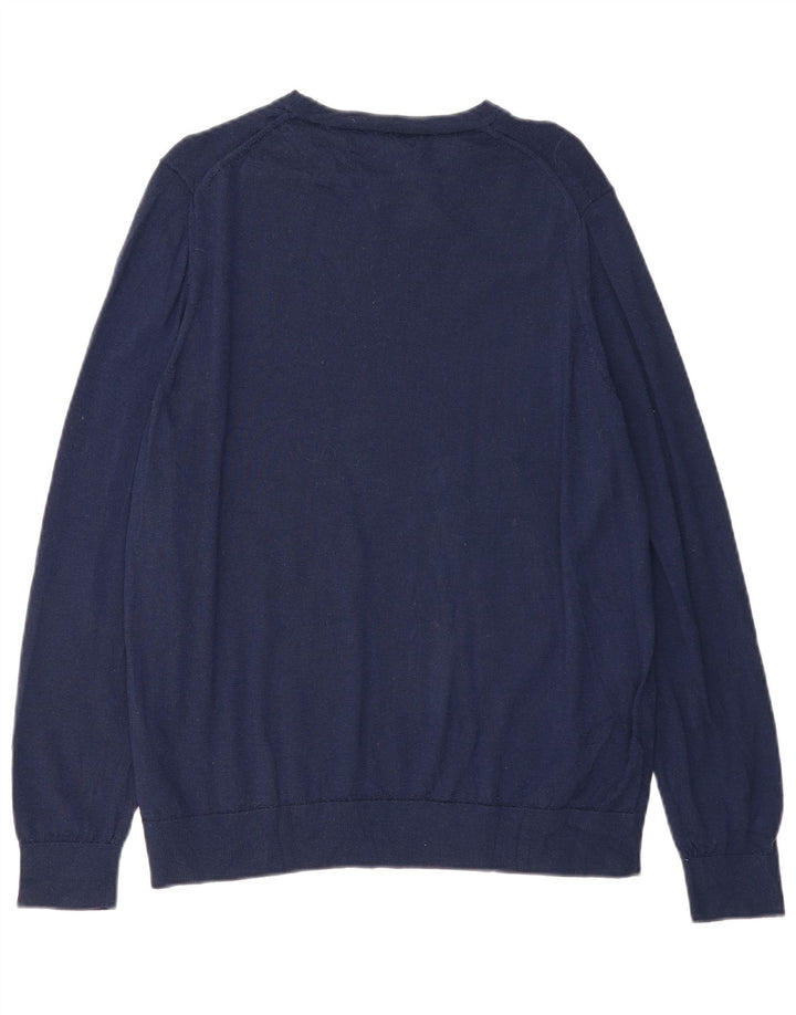 MARKS & SPENCER Dame Boat Neck Jumper Sweater UK 18 XL Navy Blue