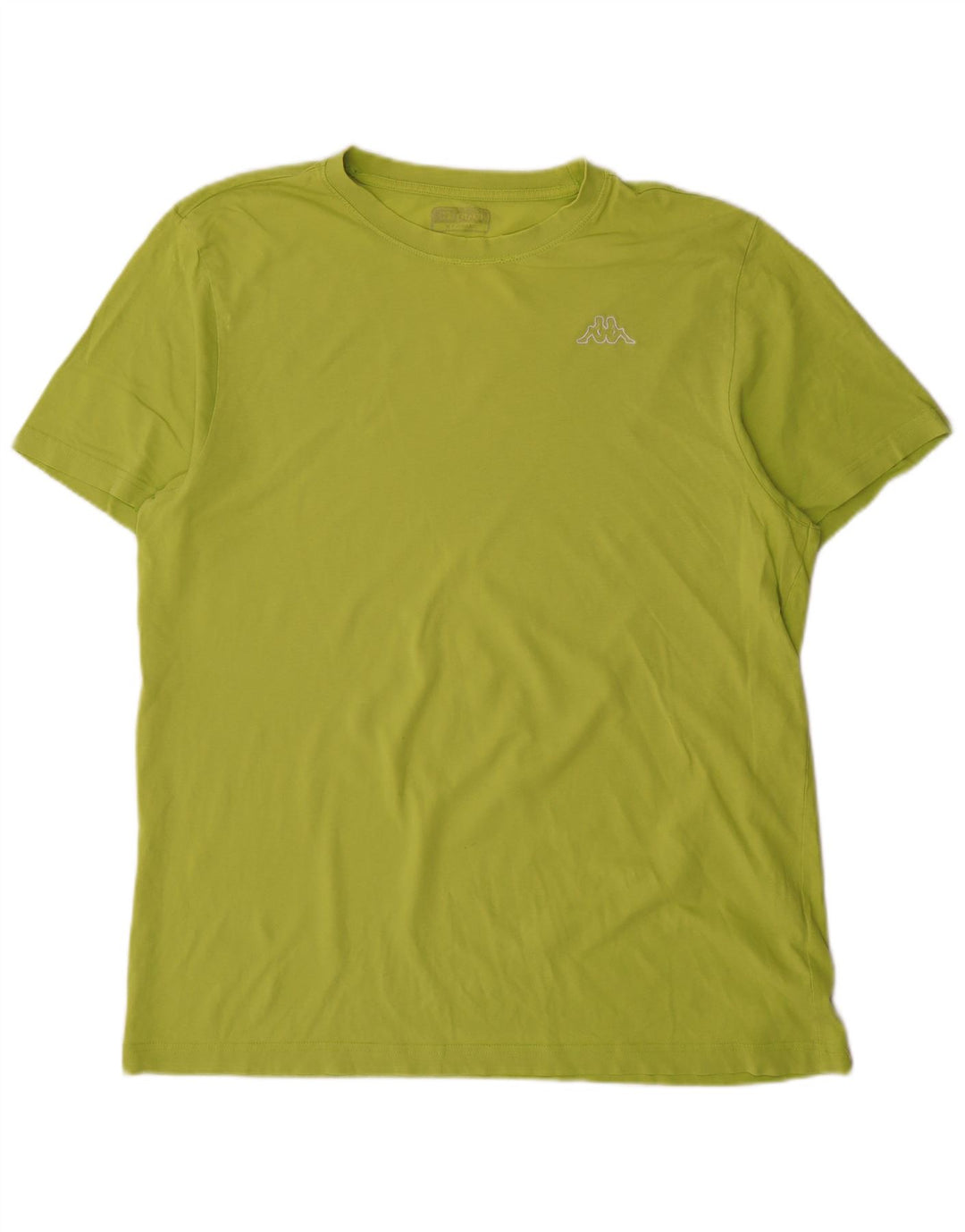 Kappa Herre T-Shirt Top XL Grøn Bomuld