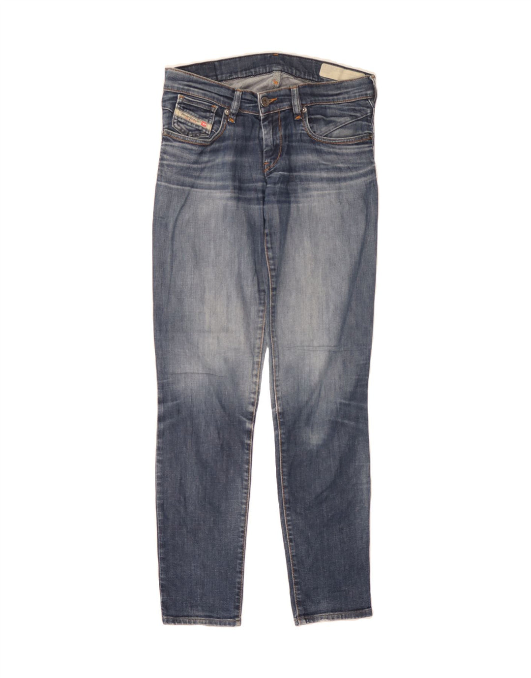DIESEL Womens Slim Jeans W29 L32 Blue Cotton Vintage Diesel and Second-Hand Diesel from Messina Hembry 