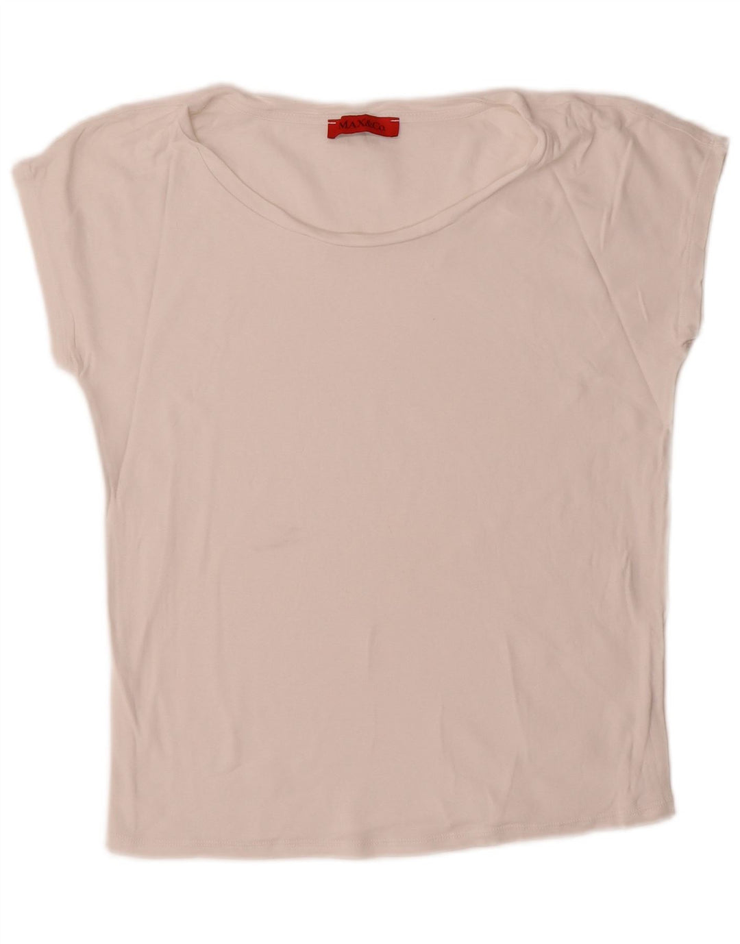 Max & Co. Dame T-Shirt Top UK 14 Medium White