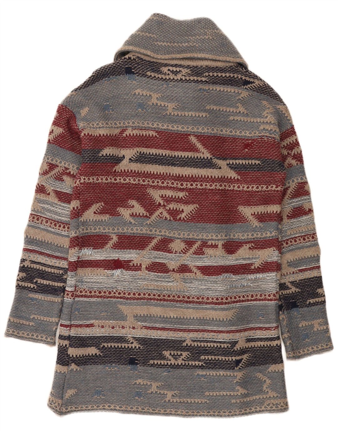 Carrera Dame Longline Cardigan Sweater One Size Multifarvet Aztec