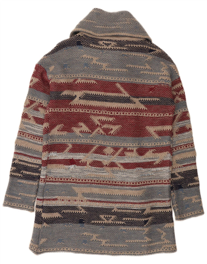 Carrera Dame Longline Cardigan Sweater One Size Multifarvet Aztec