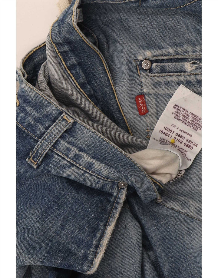 Levi's Bootcut jeans til mænd W32 L34 blå bomuld