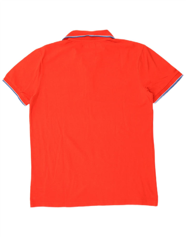 Kappa herre poloshirt XL rød bomuld