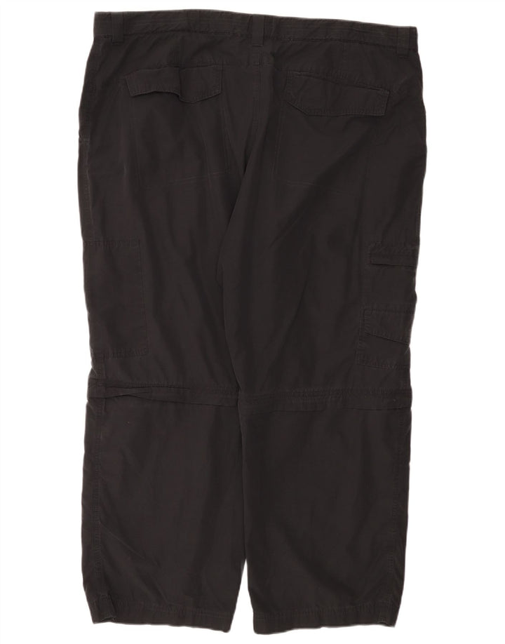 Marks & Spencer Straight Cargo bukser til mænd W44 L29 sort bomuld