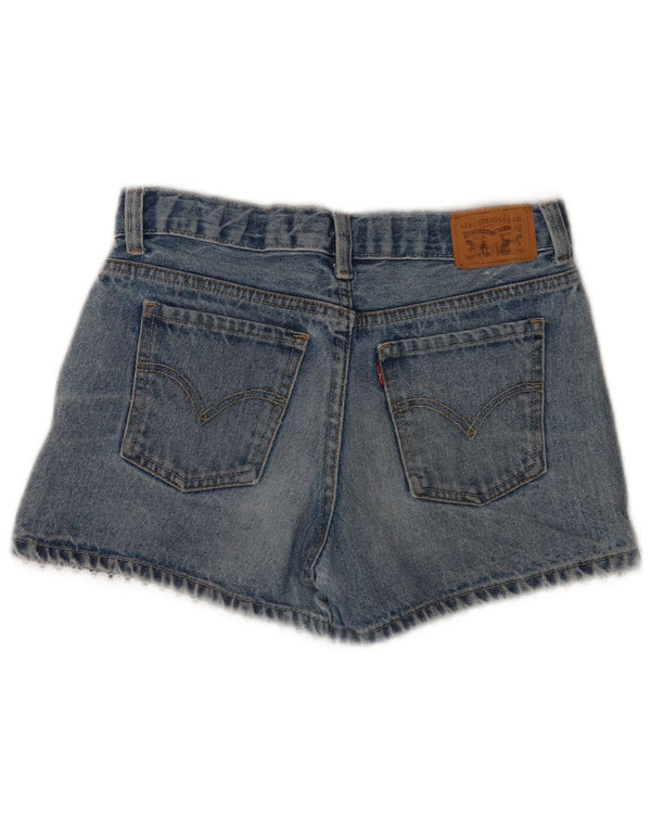 Levi's Girlfriend Denim Shorts 13-14 år W28 Blue Cotton