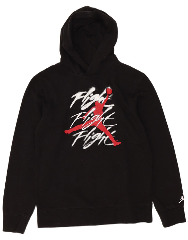 Jordan Boys Grafisk Hoodie Jumper 13-14 år XL Sort