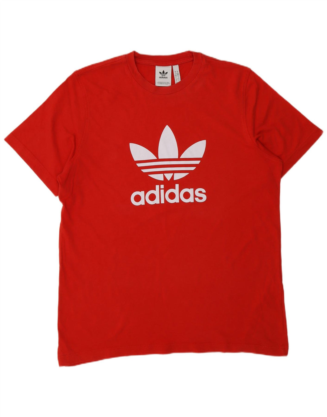 Adidas Grafisk T-shirt top til mænd, stor rød bomuld