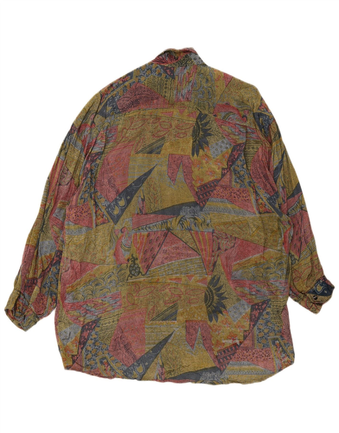 C&A Herreskjorte str. 39/40 Medium Flerfarvet geometrisk viskose