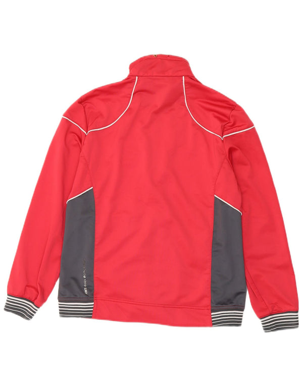 Asics træningsdragt topjakke til kvinder UK 18 XL Pink Colourblock Polyester