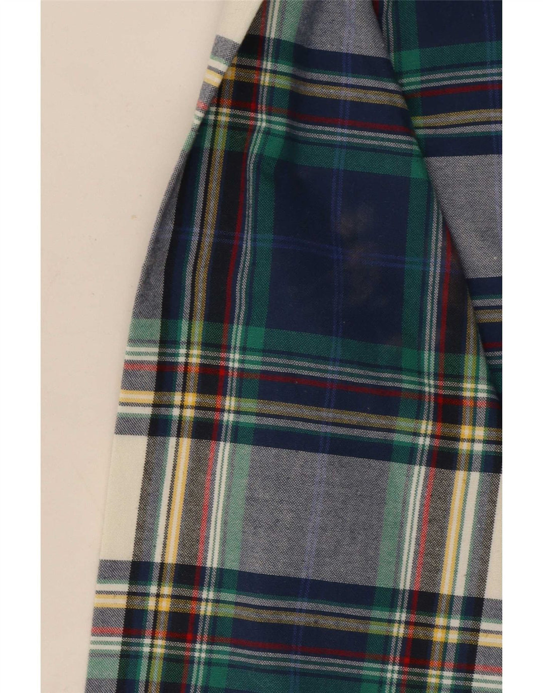Gap Herre Slim Fit skjorte Medium Navyblå Plaid Bomuld