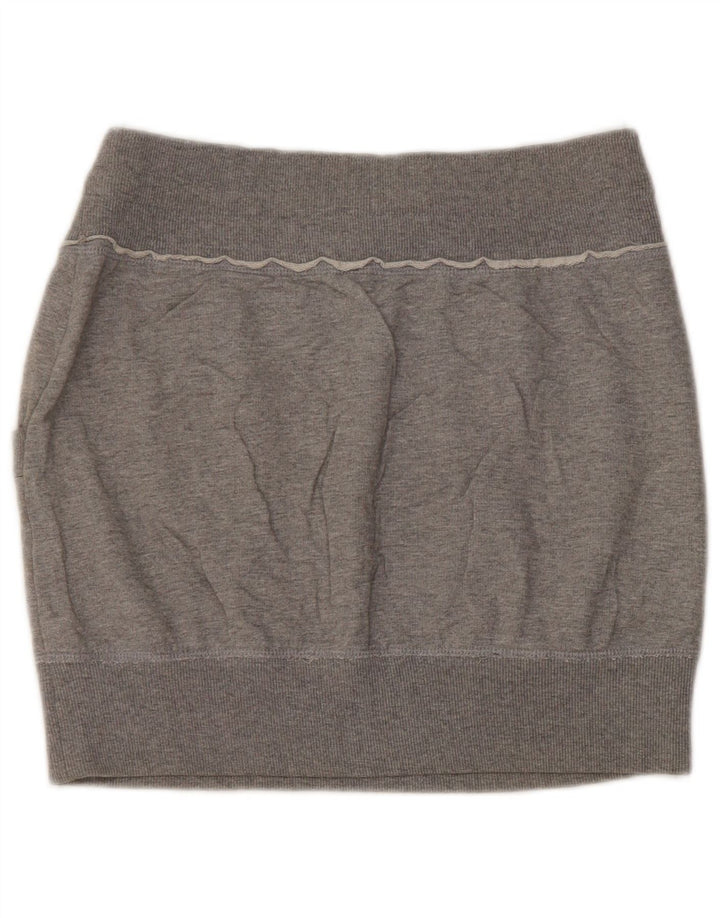 Benetton Dame Mini-nederdel W30 Medium Grey