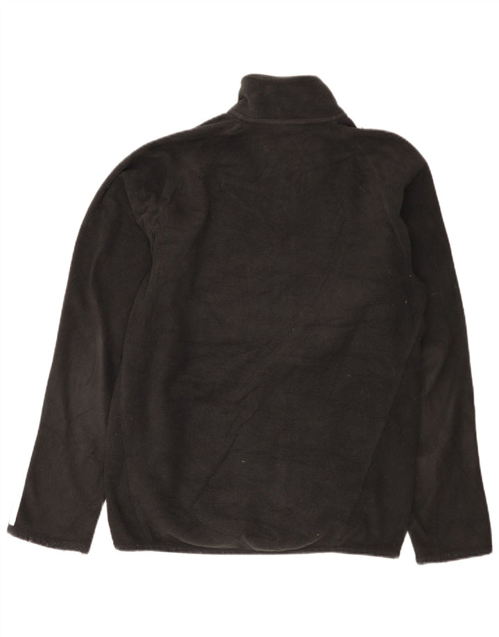 Adidas Fleecejakke til mænd UK 36 Lille sort polyester