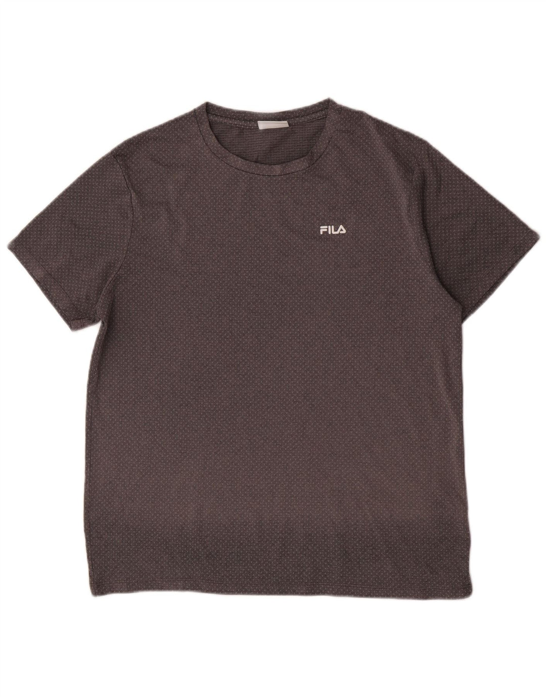 Fila Herre T-Shirt Top Stor Grå Polyester