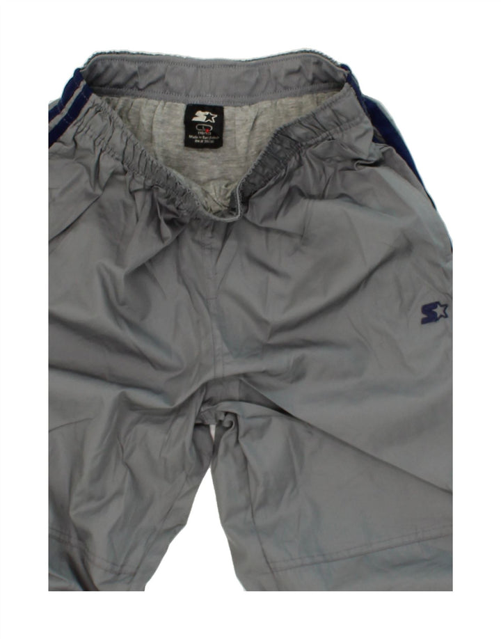 STARTER Girls Tracksuit Trousers 10-11 Years  Large  Grey Polyester Vintage Starter and Second-Hand Starter from Messina Hembry 