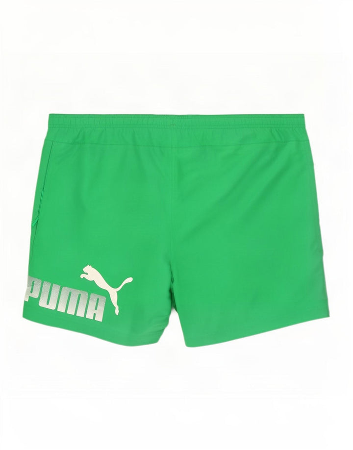 Puma Herre grafiske sportsshorts XL Grøn polyester