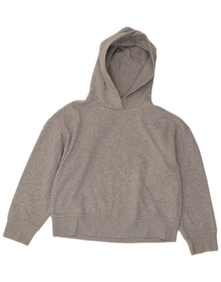 Zara oversized hættetrøjetrøje til kvinder UK 14 Medium Grey Polyester