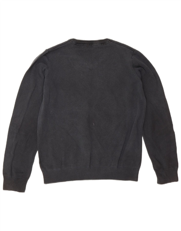 Marks & Spencer Boys V-hals sweater 12-13 år sort bomuld
