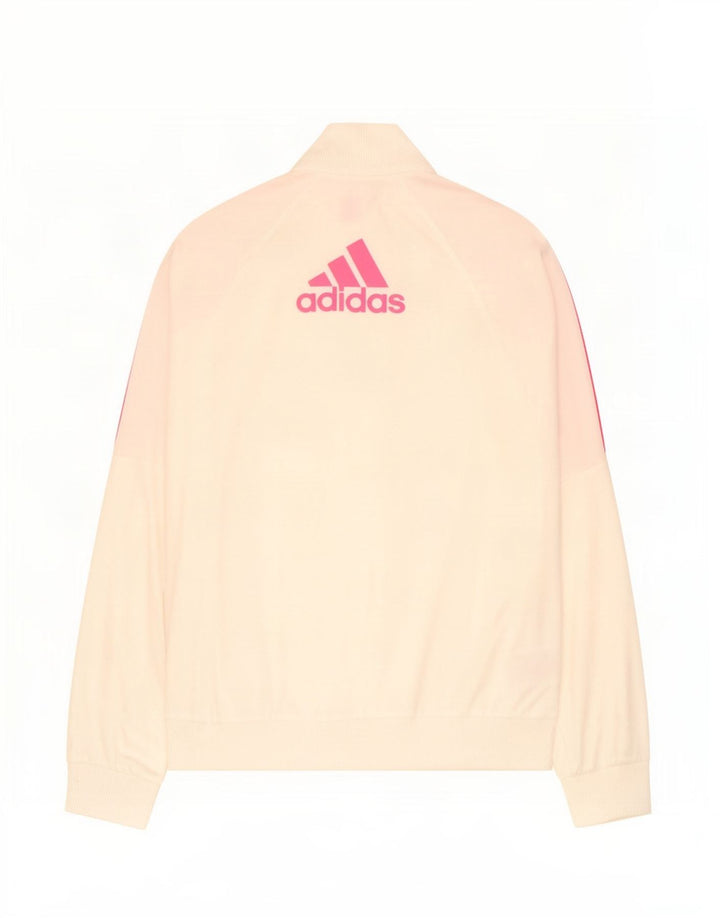Adidas Pige Træningsdragt Topjakke 14-15 År Off White Polyester
