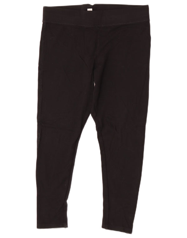 Topshop Dame Capri Leggings UK 12 Medium Sort Viscose