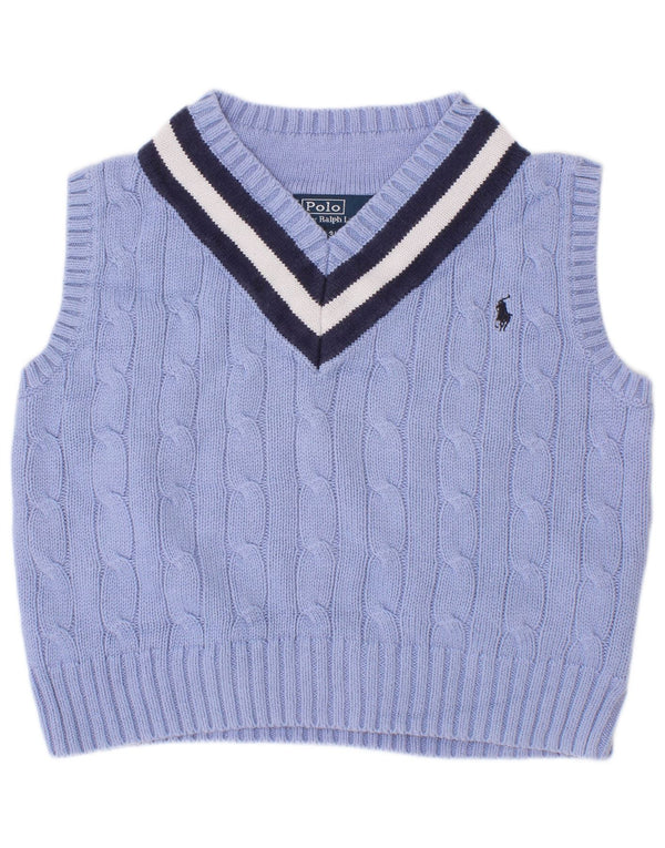 Polo Ralph Lauren Drengevest Tank Top 2-3 år Blå Colourblock Bomuld