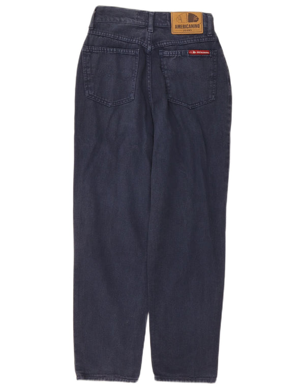 Americanino Dame tilspidsede jeans W27 L25 Marineblå Bomuld