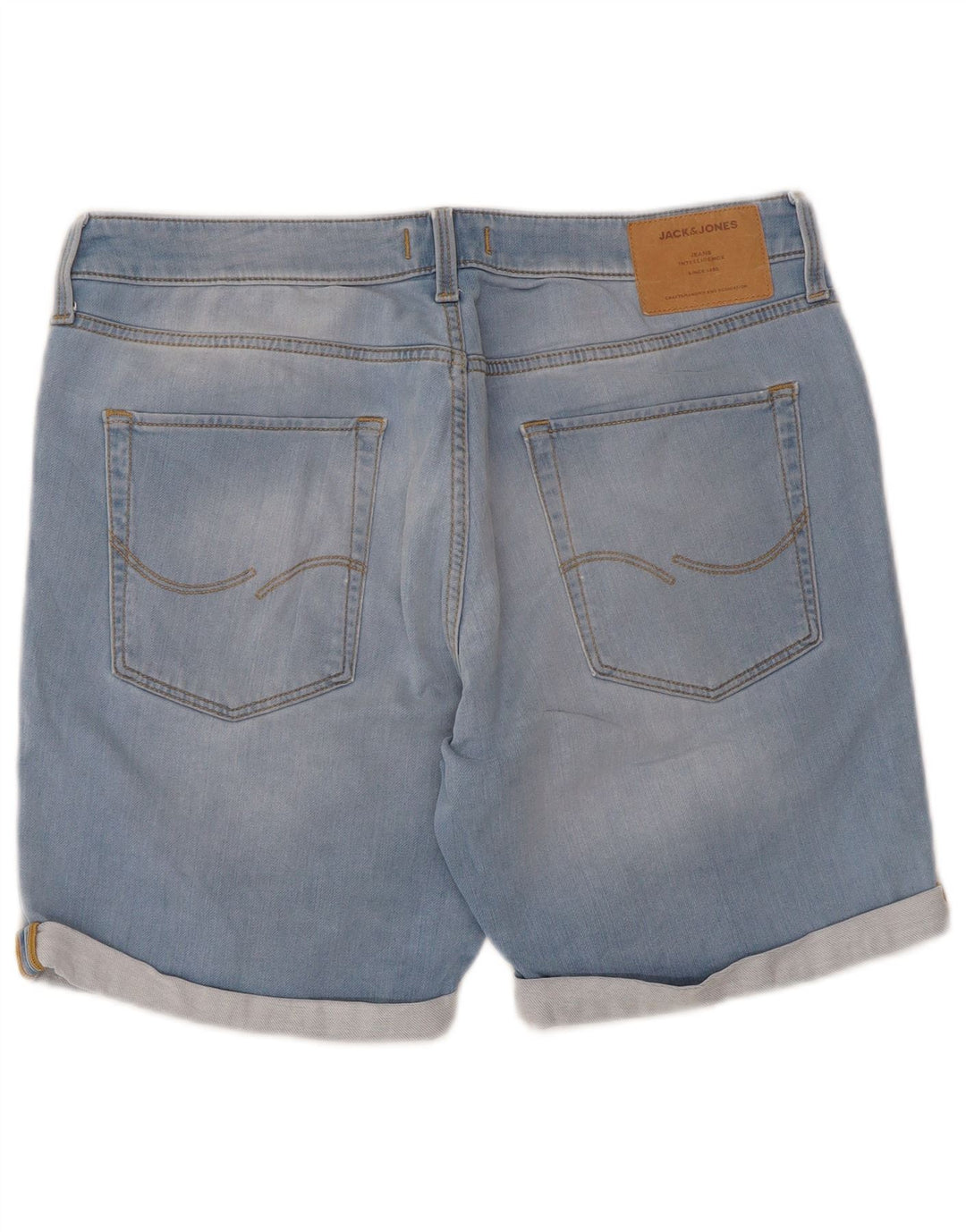 JACK & JONES Denimshorts til mænd store W34 blå bomuld
