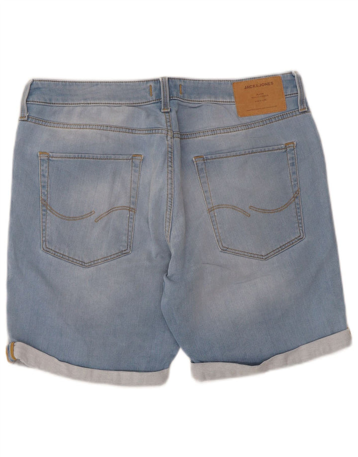 JACK & JONES Denimshorts til mænd store W34 blå bomuld