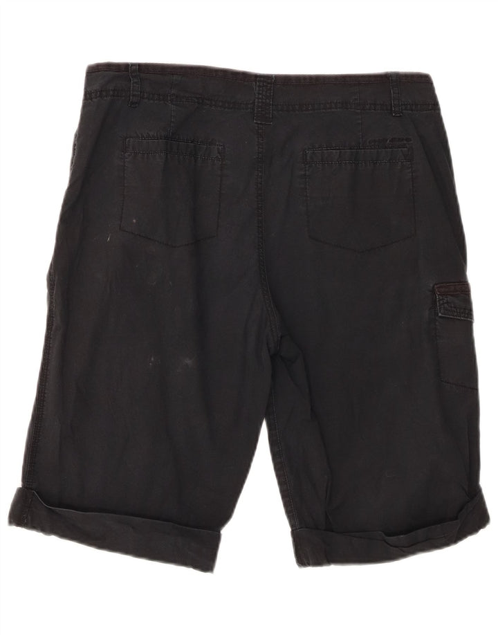 DKNY Cargo Shorts til kvinder US 8 Medium W30 Sort