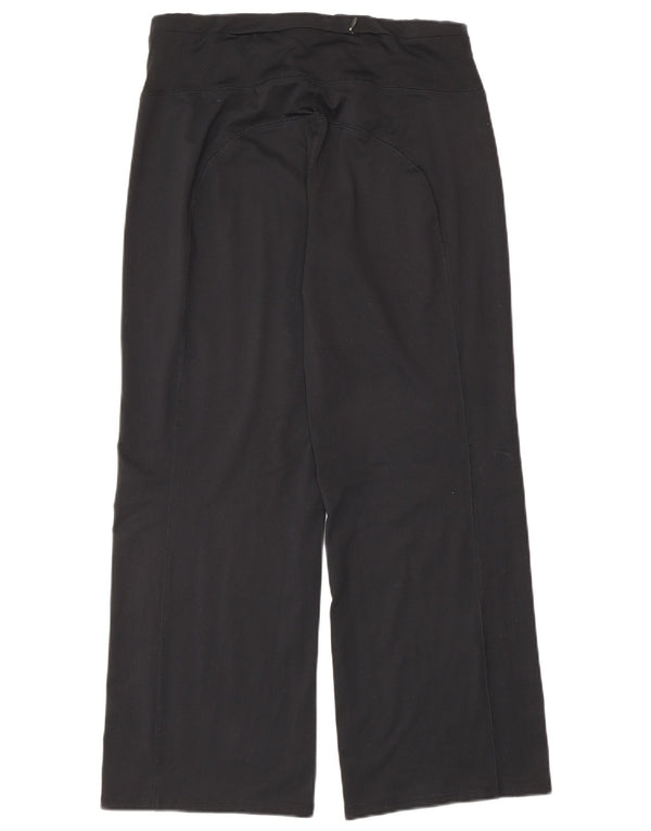 Marks & Spencer Womens Tracksuit Bukser med brede ben UK 14 Large Black