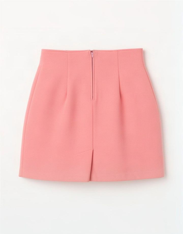 Sisley lige nederdel til kvinder Medium W30 Pink