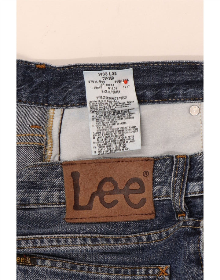 Lee Herre Denver Bootcut Jeans W33 L32 Marineblå Bomuld