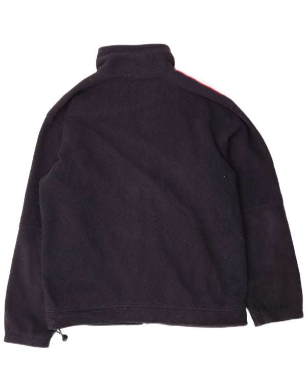 Champion Herre Fleecejakke UK 40 Large Navy Blue Polyester