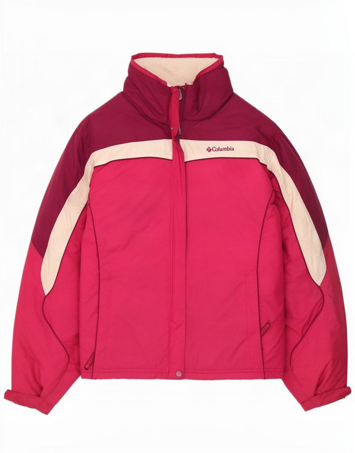 Columbia Girls Skijakke 15-16 år Pink Colourblock Polyester