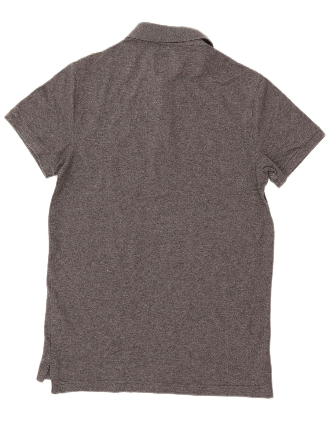 ABERCROMBIE & FITCH Herre afslappet pasform poloskjorte lille grå bomuld