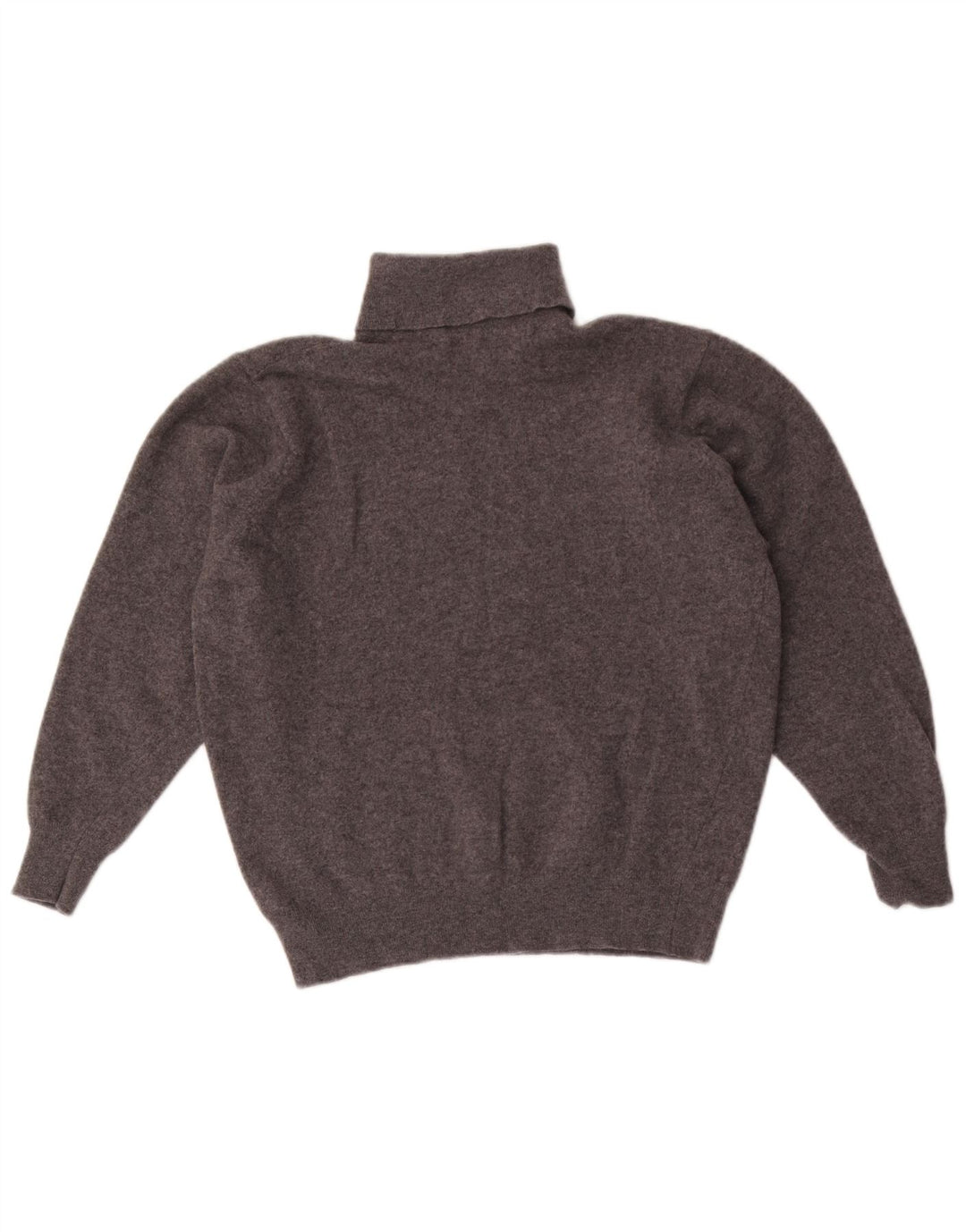 Hodgson Dame Roll Neck Jumper Sweater UK 14 Medium Grey Flecked