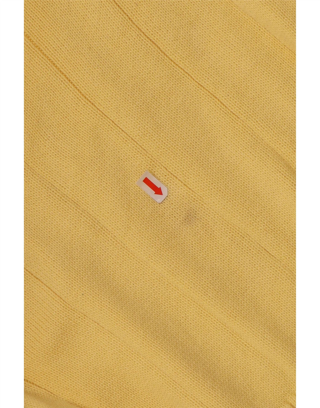 TOMMY HILFIGER Herre V-hals sweater XL Gul bomuld