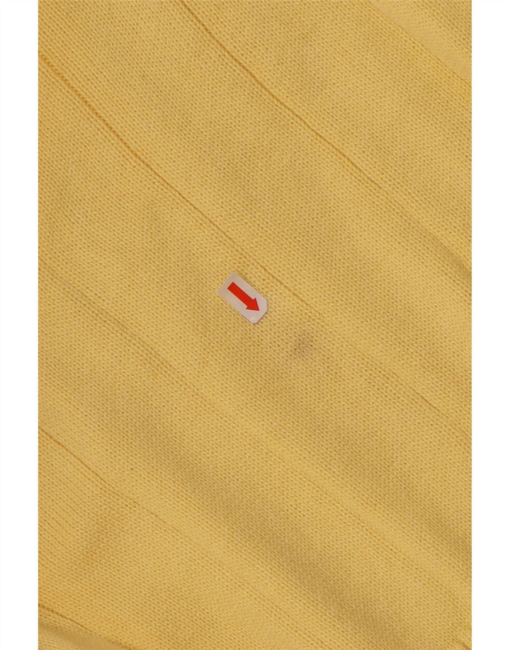 TOMMY HILFIGER Herre V-hals sweater XL Gul bomuld