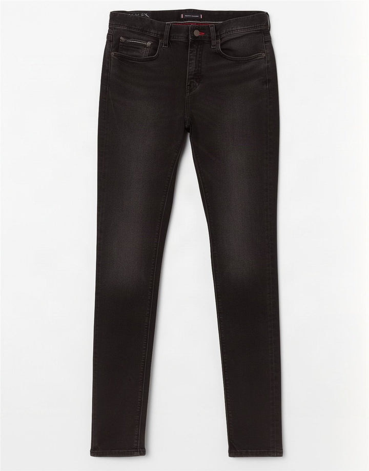 Tommy Hilfiger Herre Bleecker Slim Jeans W33 L32 Sort Bomuld