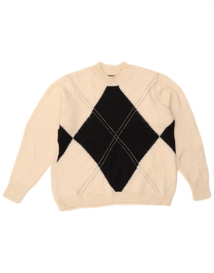 Marks & Spencer Dame sweater med rund hals DK 14 Medium White