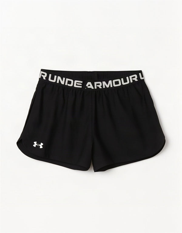 Under Armour Girls Heat Gear Loose Fit Sportshorts 13-14 år XL Sort