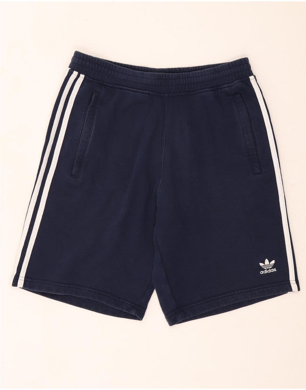 Adidas Herre Sportshorts Medium Navyblå Bomuld