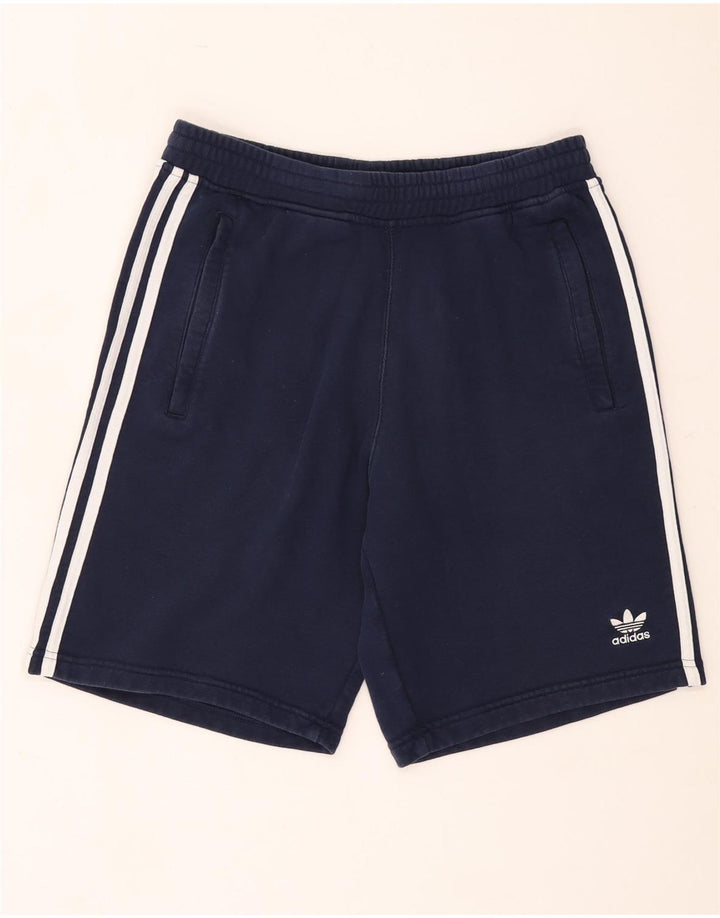 Adidas Herre Sportshorts Medium Navyblå Bomuld