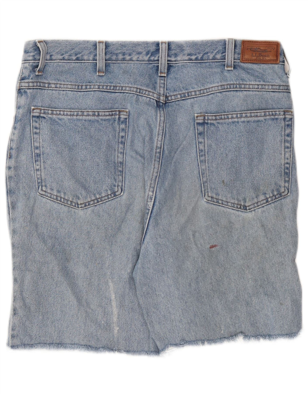 L.L.BEAN Denimshorts til mænd W34 Large Blue Cotton