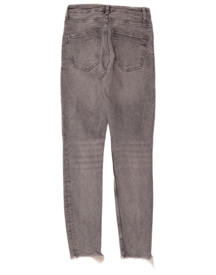 Zara Dame Skinny Jeans EU 36 XS W26 L28 Grå Bomuld Moderne