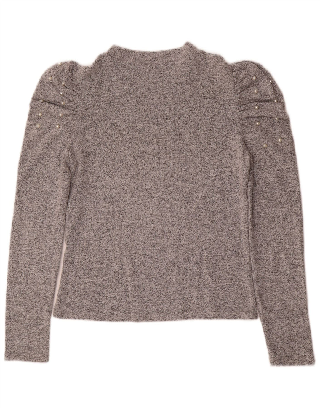 Zara Dametrøjetrøje med rund hals DK 12 Medium Grå